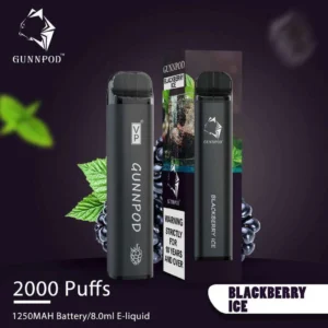 blackberry ice gunnpod 2000 puffs vape.webp