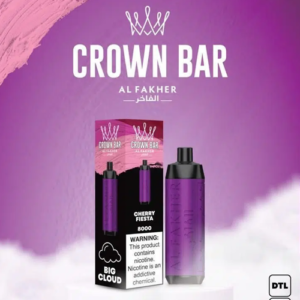 crown bar alfakher cherry fiesta 8000 puffs.png