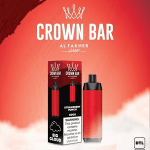 crown bar alfakher strawberry punch 8000 puffs.png