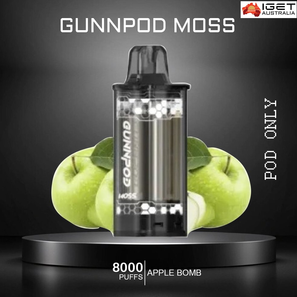 gunnpod moss apple momb 8000 puffs pod only 1.jpg