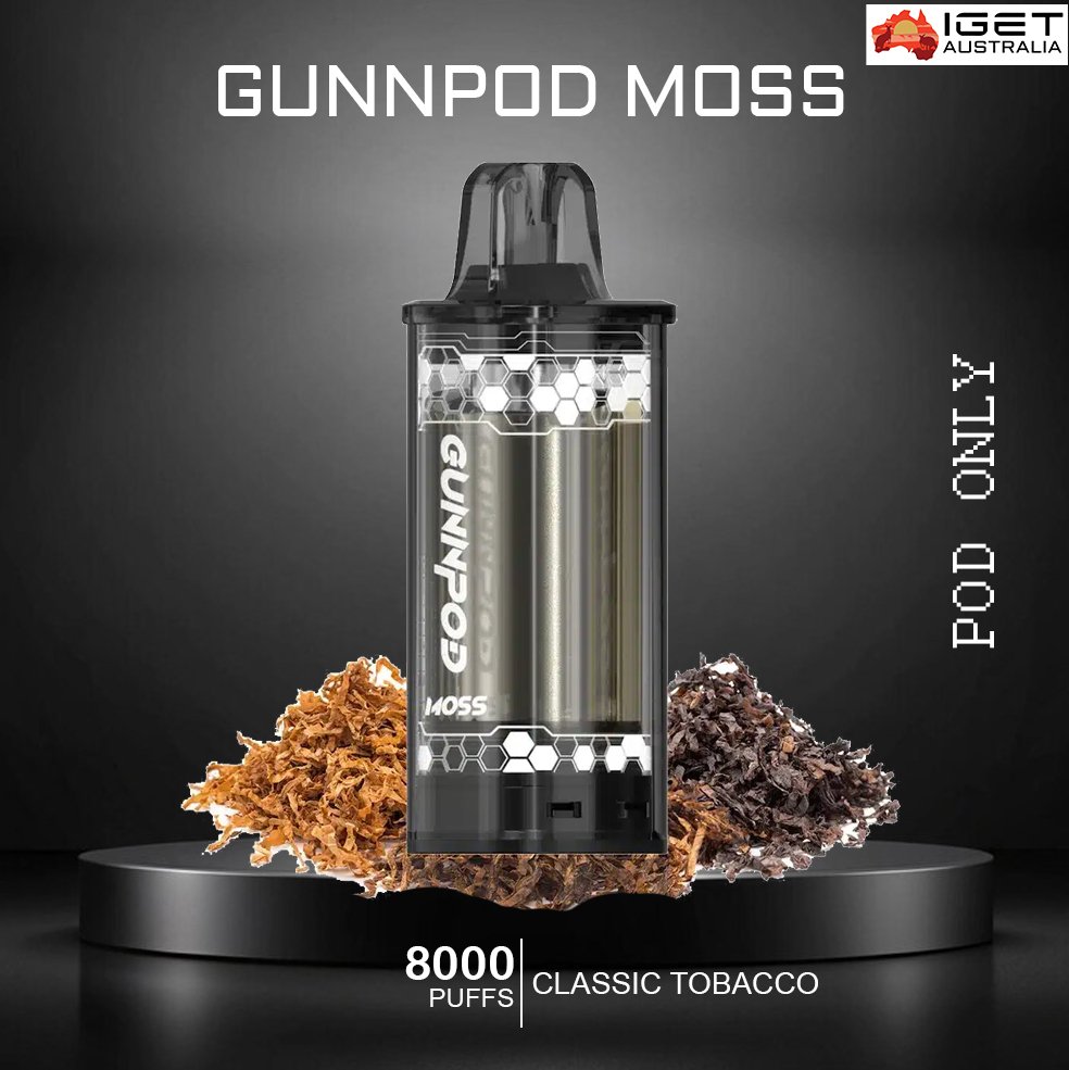 gunnpod moss classic tobacco 8000 puffs pod only 1.jpg