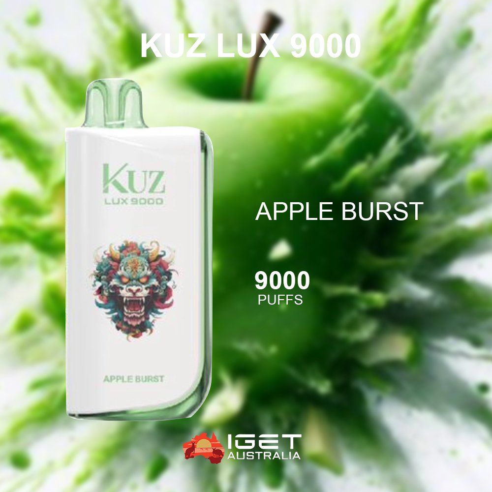 kuz lux apple burst 9000 puffs.jpg