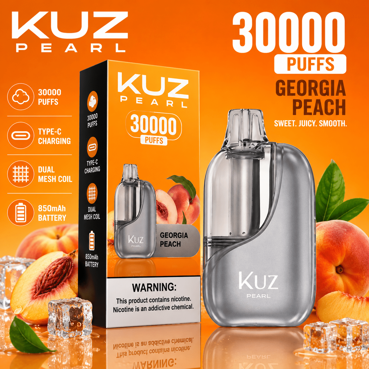 kuz pearl georgia peach 30000 puffs.png
