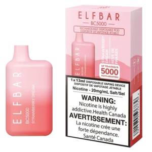 elfbar bc5000 disposable vape strawberry dream.webp